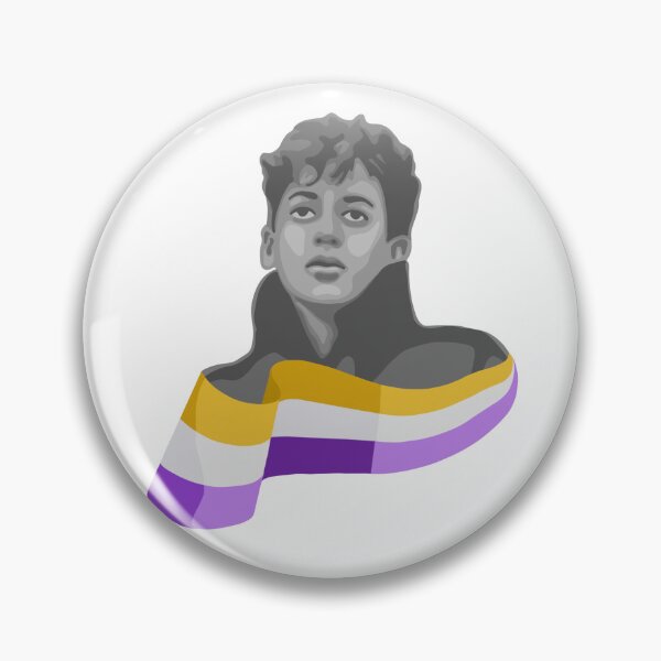 Item preview, Young Kamala Harris Portrait With Suffragist Flag  designed and sold by Unhinged Heather.