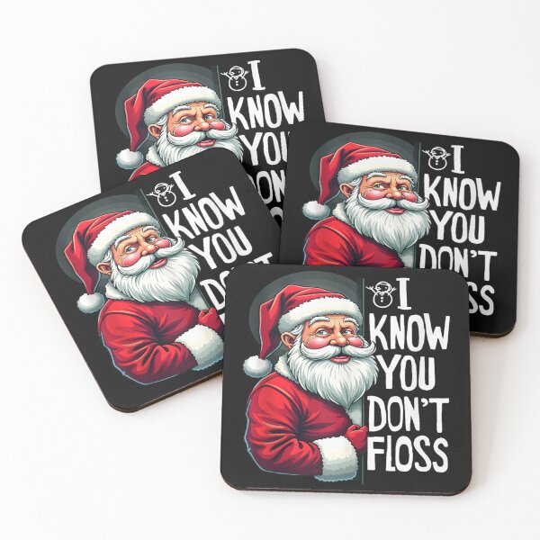 Item preview, Santa I Know You Don't Floss Dentist designed and sold by skeastore.