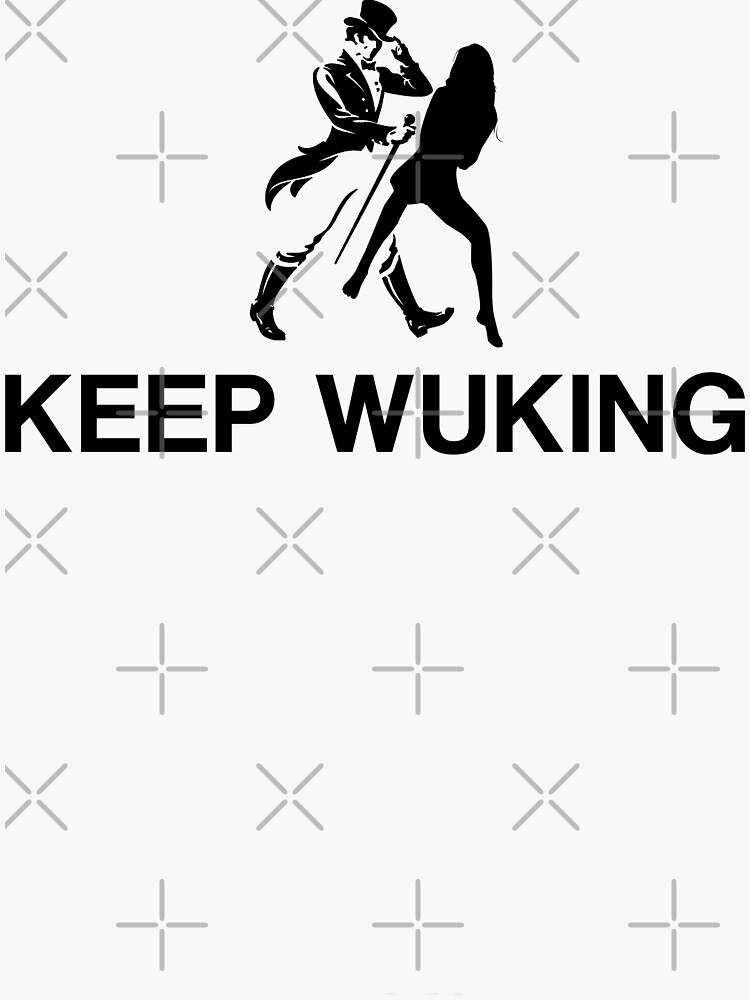 Keep Wuking - Keep Walking Pun Soca Shirts Sticker for Sale by