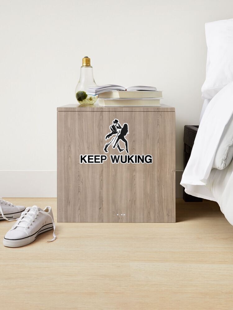 Keep Wuking - Keep Walking Pun Soca Shirts Sticker for Sale by