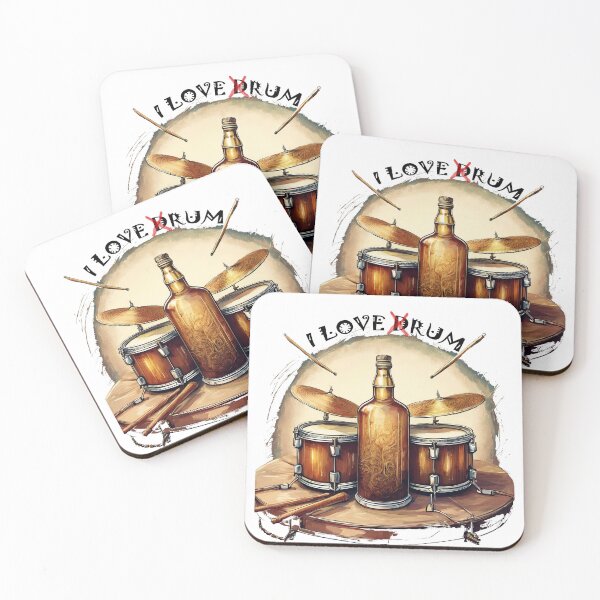 Item preview, Drum 'n' Rum designed and sold by Klickemall.