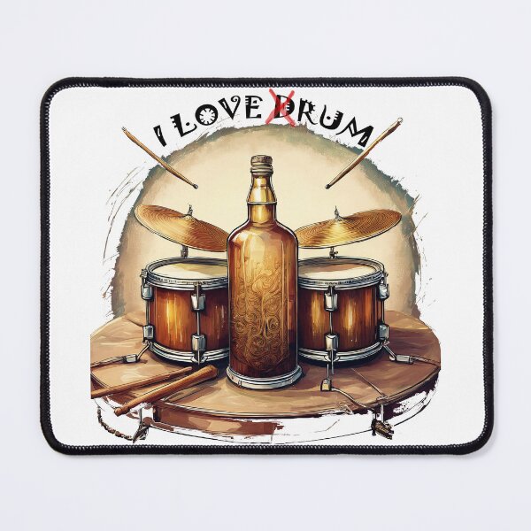 Item preview, Drum 'n' Rum designed and sold by Klickemall.