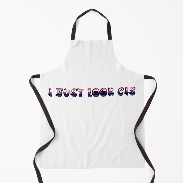 Item preview, I Just Look Cis Genderfluid LGBT+ Meme designed and sold by feardeargcrafts.