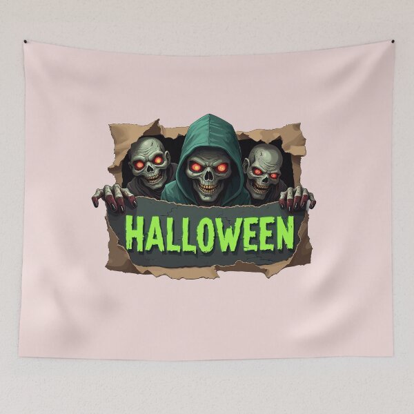Item preview, Zombies on Halloween Night designed and sold by TaruHonu.