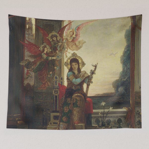 Item preview,  Sainte Cécile et les anges de la musique - Gustave Moreau (French, 1826-1898) designed and sold by Vintage Designs +.