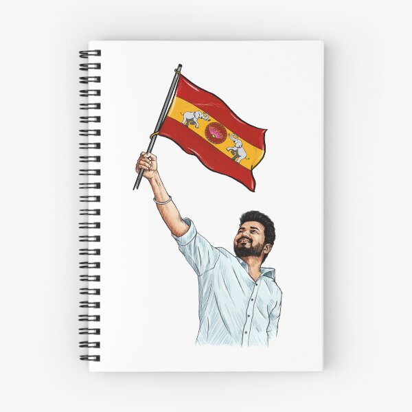 Item preview, TVK - Thamizhaga Vettri Kazhagam Flag designed and sold by prsnthprfct.