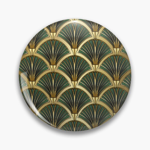 Item preview, Art Deco Green motif designed and sold by ClarkChris.