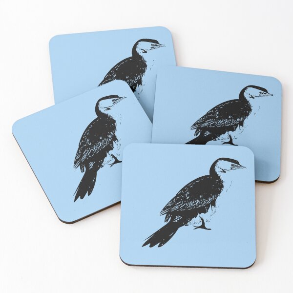 Item preview, Little Pied Cormorant Black Design  designed and sold by designsasstultd.