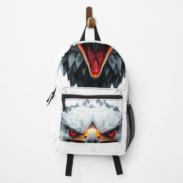 Item preview, Fierce Bald Eagle head in a geometric style designed and sold by PeffysArt.