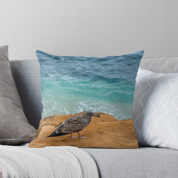 Item preview, Gray Gull with Blue Water designed and sold by SafariByMarisa.