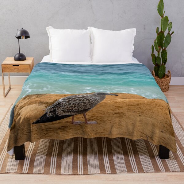 Item preview, Gray Gull with Blue Water designed and sold by SafariByMarisa.