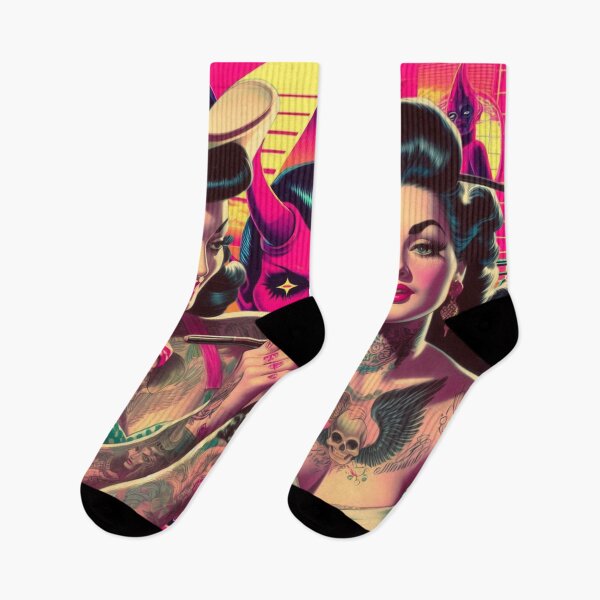 Item preview, Retro Devilish Woman designed and sold by PulpVintage.