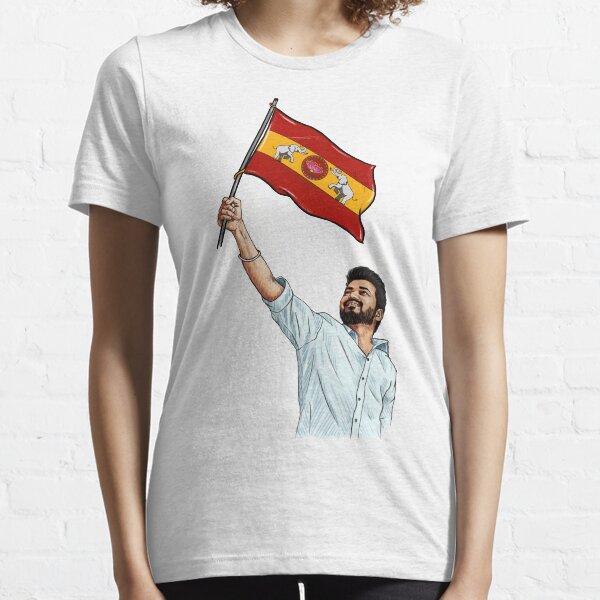 Item preview, TVK - Thamizhaga Vettri Kazhagam Flag designed and sold by prsnthprfct.