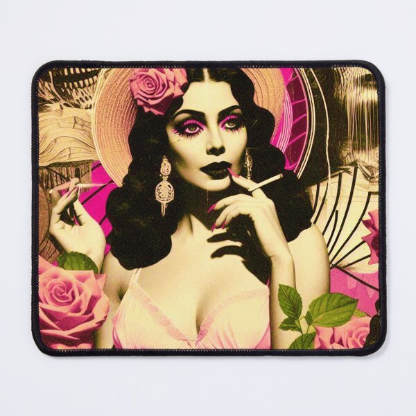 Item preview, Retro Creepy Woman designed and sold by PulpVintage.