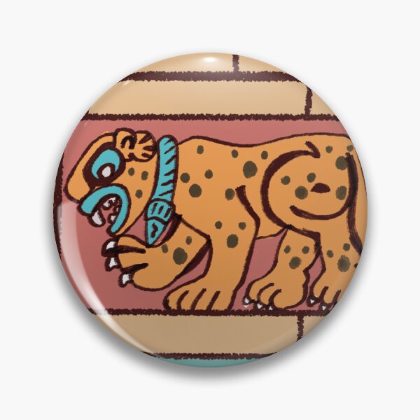 Item preview, Toltec eagle and jaguar mural print  designed and sold by Axolitoo.