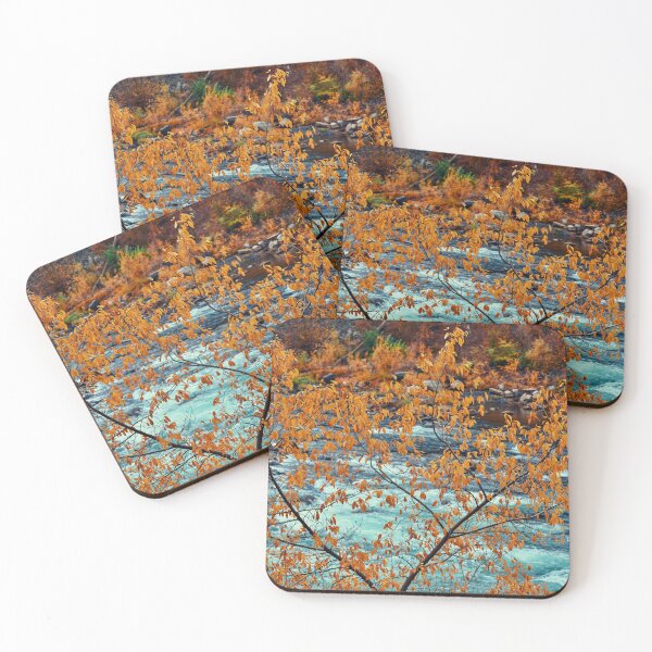 Item preview, Fall leaves by river designed and sold by Cblifeisgood.