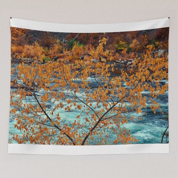 Item preview, Fall leaves by river designed and sold by Cblifeisgood.