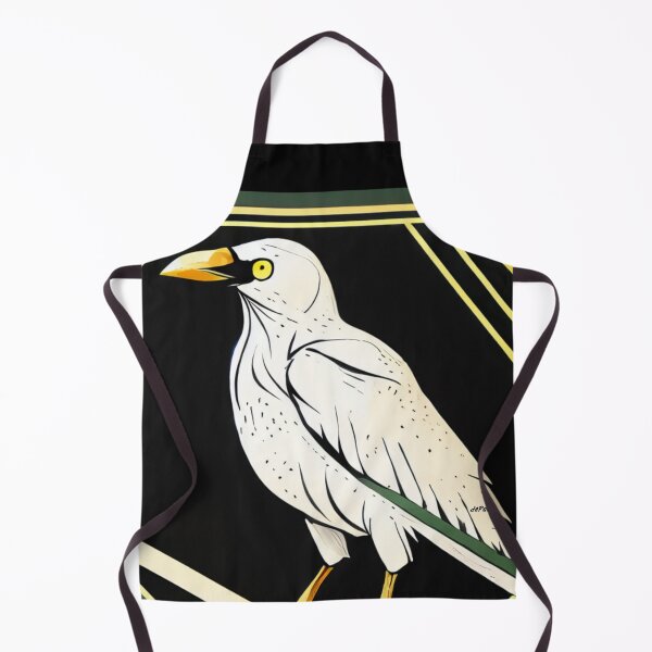 Item preview, WHITE CROW WITH YELLOW EYES by dePace' designed and sold by mrpropcake.