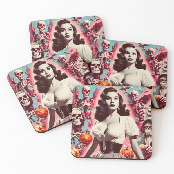 Item preview, Vintage Horror Woman designed and sold by PulpVintage.