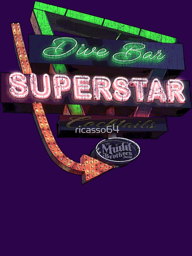 Thumbnail 7 of 7, Essential T-Shirt, Dive Bar Superstar Distressed designed and sold by ricasso64.