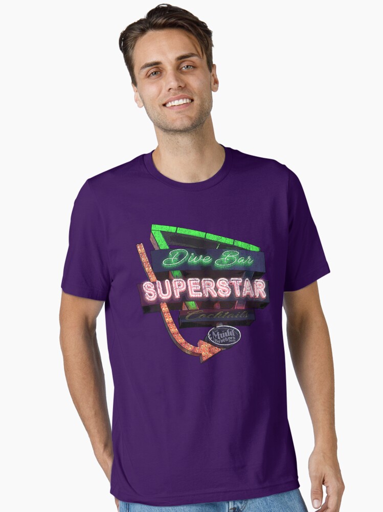 Thumbnail 1 of 7, Essential T-Shirt, Dive Bar Superstar Distressed designed and sold by ricasso64.