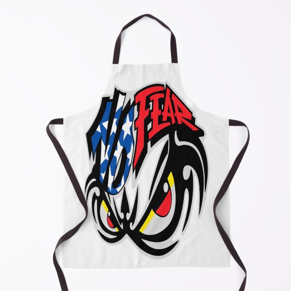 Item preview, no fear with angry eyes and american flag designed and sold by TYTOS-SHOP.
