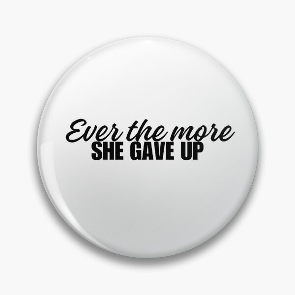 Item preview, Ever the more, she gave up  (black version) designed and sold by well0kthen.