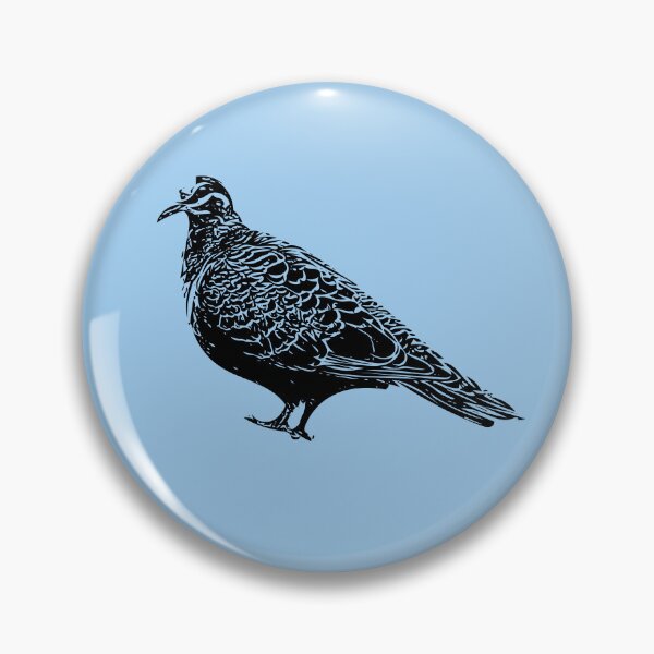 Item preview, Common Bronzewing Black Design  designed and sold by designsasstultd.