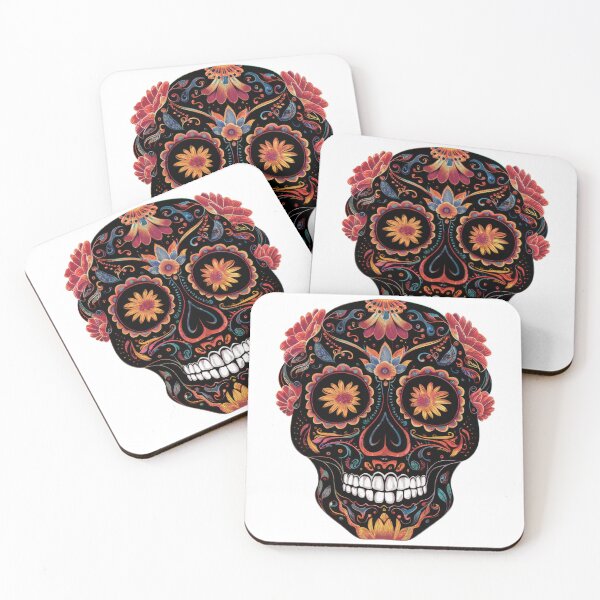 Item preview, Sugar skulls 12 Día de los Muertos designed and sold by matteflor.