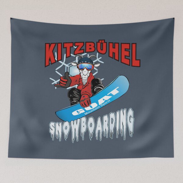 Item preview, Kitzbühel Österreich goat snowboarding designed and sold by studioss76.