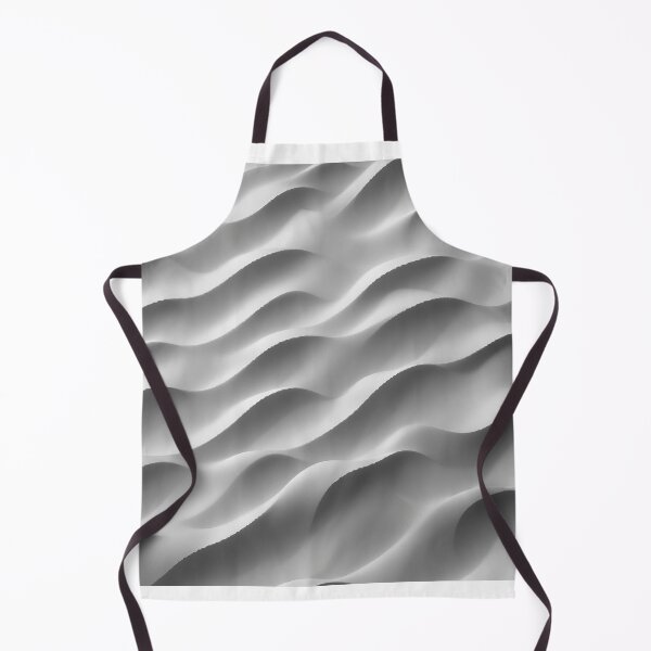 Item preview, 3D Illustration of White Seamless Wave Pattern with Light and Shadow – Decorative Wall Panel designed and sold by hjian8219.