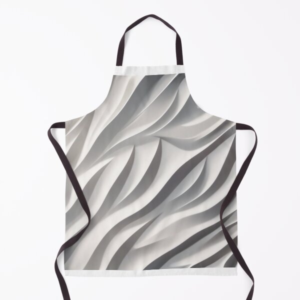 Item preview, 3D Illustration of White Seamless Wave Pattern with Light and Shadow – Decorative Wall Panel designed and sold by hjian8219.