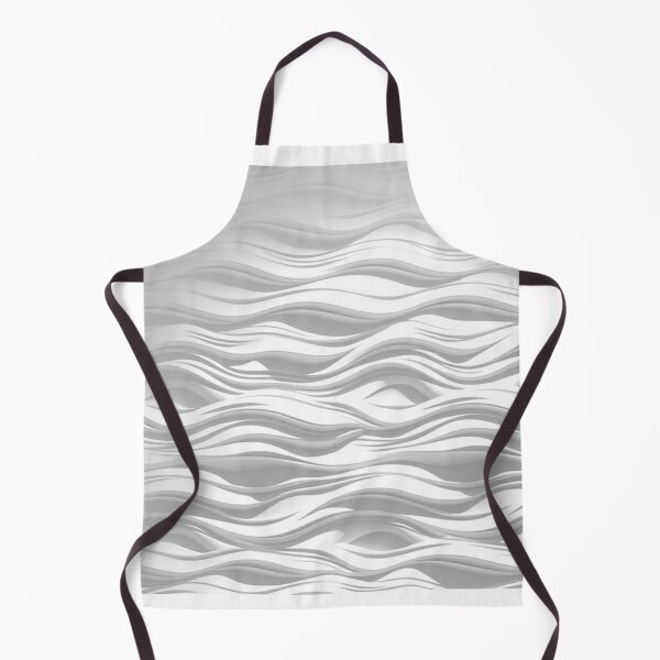 Item preview, 3D Illustration of White Seamless Wave Pattern with Light and Shadow – Decorative Wall Panel designed and sold by hjian8219.