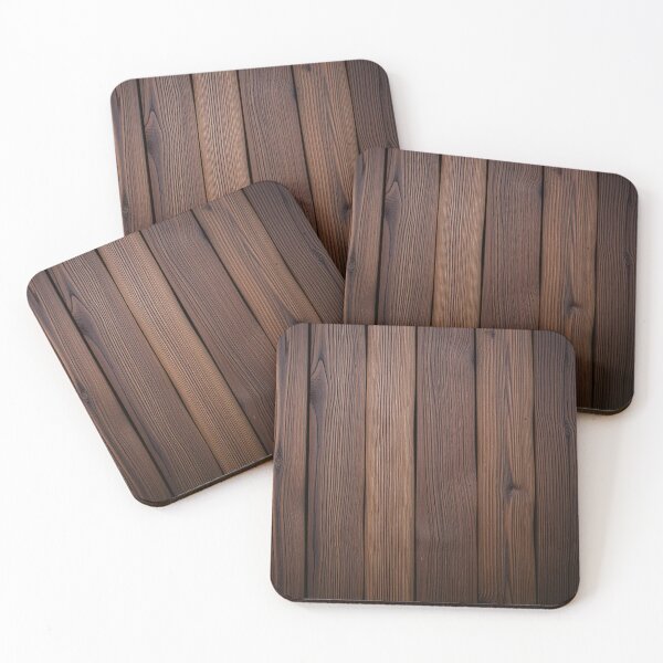 Item preview, Dark Brown Wooden Texture Background – Natural Wood Grain designed and sold by hjian8219.