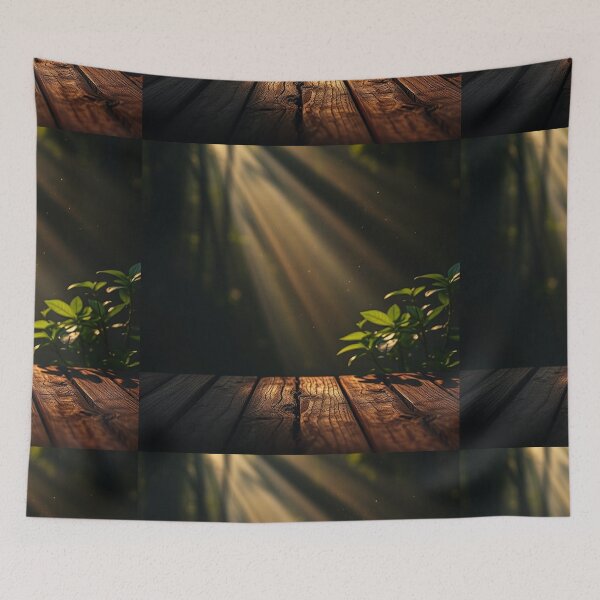 Item preview, Dark Brown Wooden Texture Background – Natural Wood Grain designed and sold by hjian8219.