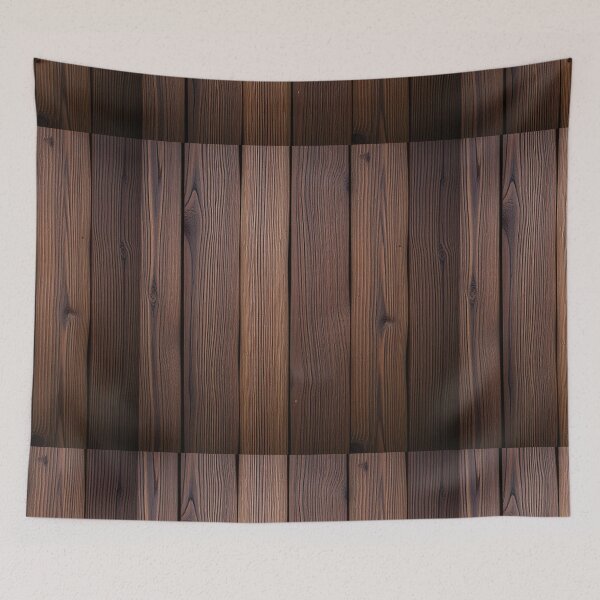 Item preview, Dark Brown Wooden Texture Background – Natural Wood Grain designed and sold by hjian8219.