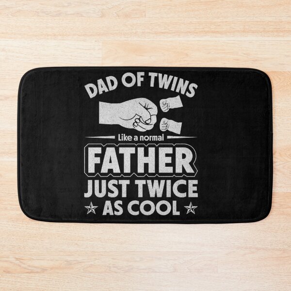 Item preview, Mens Dad of Twins 2024 Father twice as cool Twin Dad Fathers Day designed and sold by MCreativeStore.