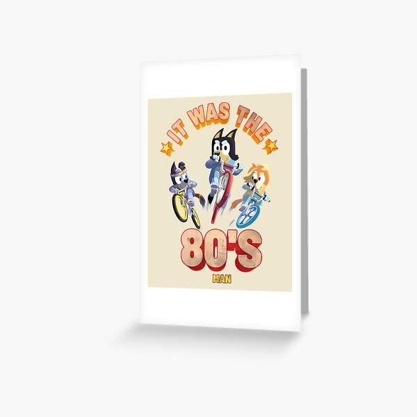 Item preview, Bluey Dad Retro 80s Bicycle designed and sold by thompsonui.