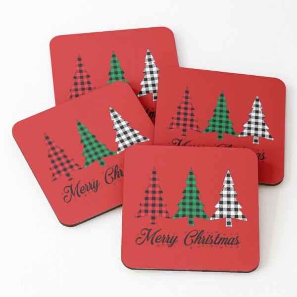 Item preview, Christmas trees with patterns designed and sold by Illustrated Faith.