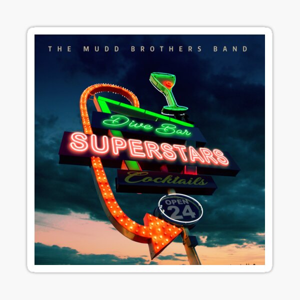 Dive Bar Superstars Cover Sticker