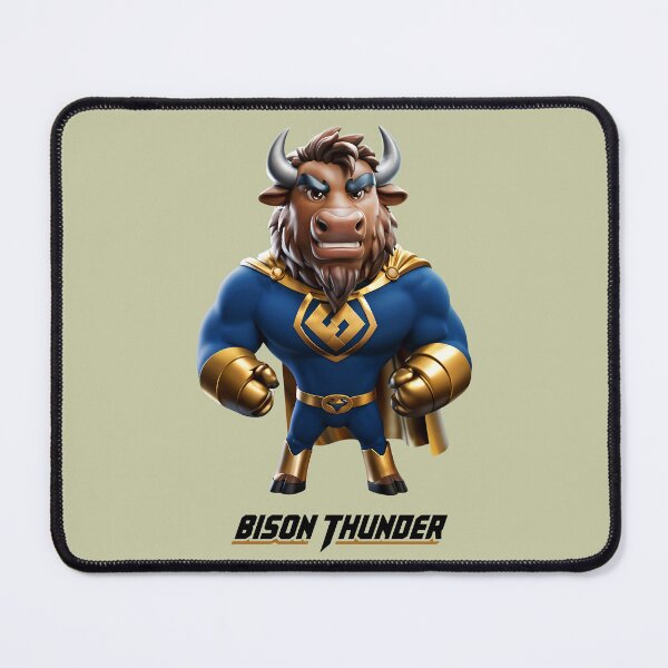 Item preview, Bison Thunder A Cool Superhero designed and sold by TheArtOfPat.