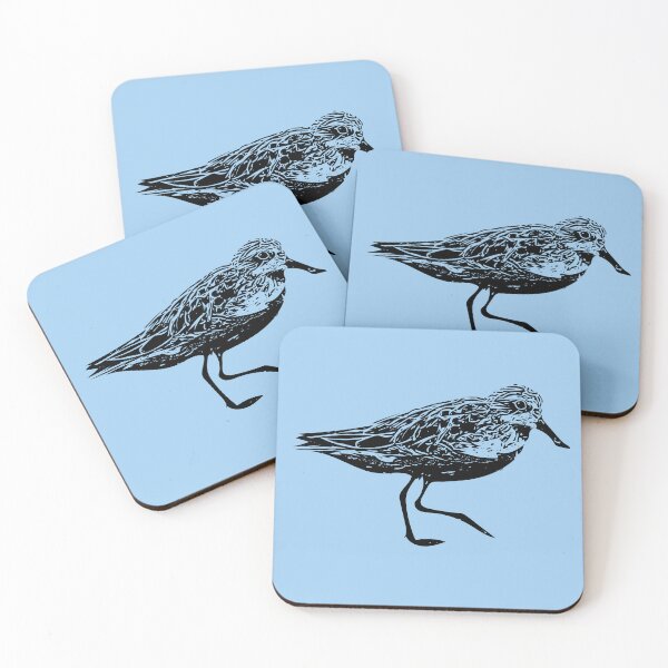 Item preview, Spoon-billed Sandpiper Black Design  designed and sold by designsasstultd.