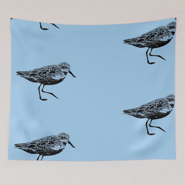 Item preview, Spoon-billed Sandpiper Black Design  designed and sold by designsasstultd.