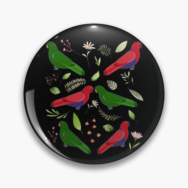 Item preview, Eclectus Parrot Flowers designed and sold by Clara Hollins.