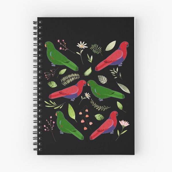 Item preview, Eclectus Parrot Flowers designed and sold by Clara Hollins.