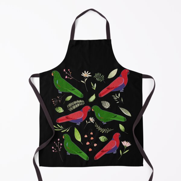 Item preview, Eclectus Parrot Flowers designed and sold by Clara Hollins.
