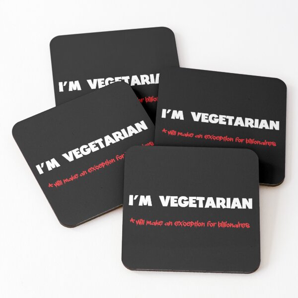 Item preview, I’m Vegetarian, Except for Billionaires designed and sold by Glimpse-of-Hope.