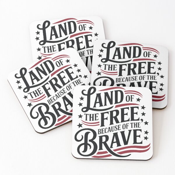 Item preview, Land Of The Free Because Of The Brave designed and sold by FestivityWear.