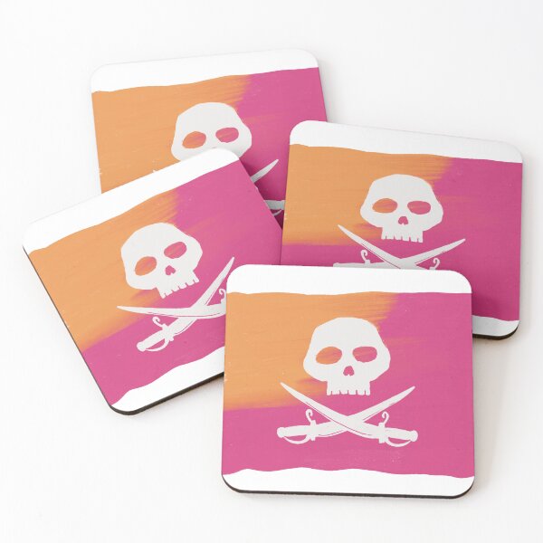 Item preview, Pink Jolly Roger flag  designed and sold by IreneRuya.