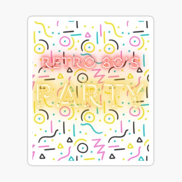 Item preview, Retro 80's Party vintage design designed and sold by NYRob53.